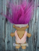 Vintage Russ Troll Doll 5&quot; - Exercise Aerobics w/ Headband &amp; Leg Warmers - £9.97 GBP