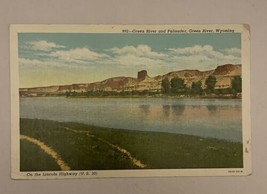 Green River And Palisades Green River Wyoming Postcard - $10.00