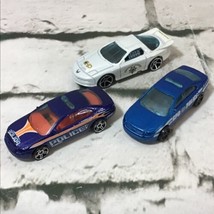 Hot Wheels Police Cars Vehicles Lot Of 3 Firebird Ford Fusion Mattel - $9.89