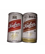 Huber Vintage Beer Cans Set Of 2 1960’s &amp; 1970’s - £3.82 GBP