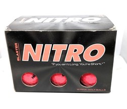 Nitro Blaster 12 Count Box Of New Pink Golf Balls - £14.80 GBP