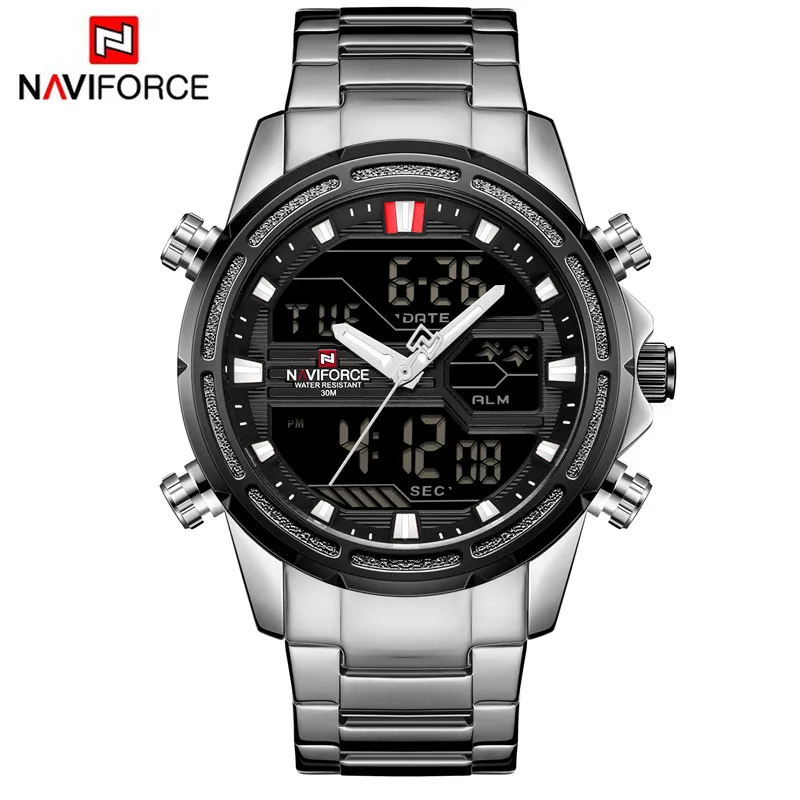  Watches for Men Luxury  Digital Chronograph Sport Quartz Wristwatch Waterproof  - £82.96 GBP