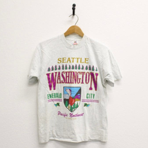 Vintage Seattle Washington Emerald City T Shirt Medium - £29.35 GBP