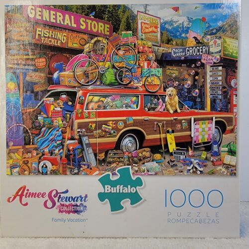 Buffalo Games Aimee Stewart 1000 Pc Jigsaw Puzzle Family Vacation - $8.90