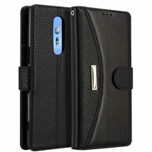 Wallet Holster Phone Case for Sony Xperia 1, Folding Flip Cases Protective Cover - £11.86 GBP