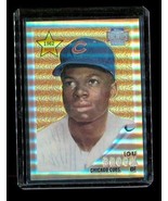2001 Topps Archives Reserve Lou Brock 1962 Rookie Reprint Refractor #387 - $90.97 MXN