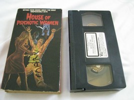 House Of Psychotic Women Cult Classic VHS Horror VidAmerica Paul Naschy ... - £15.40 GBP