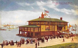 Chicago Yacht Club House Grant Park Chicago Illinois 1910 postcard - £6.29 GBP