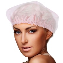 Hair Nets Chiffon Hairdo Savers. Set of 6 Hair Nets (6 Pack) 3 Pink and 3 White - £7.90 GBP