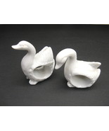 Vintage Set of Two (2) Porcelain Swan Napkin Rings/Holders - Made in Korea - €7,87 EUR