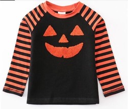 NEW Boutique Halloween Jack-o-lantern Boys Long Sleeve Shirt - £6.63 GBP