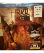 THE HOBBIT AN UNEXPECTED JOURNEY BLU-RAY 3D + BLU-RAY + DVD + DIGITAL HDUV - $1,008.92 MXN