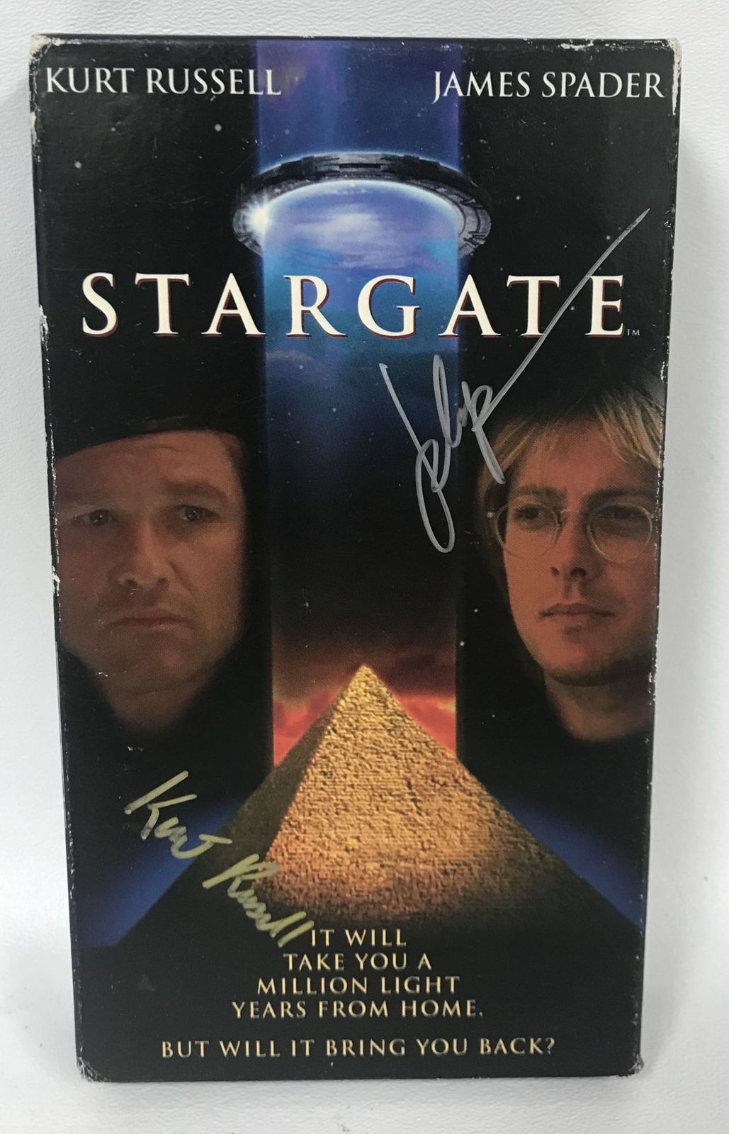 Kurt Russell &amp; James Spader Signed Autographed &quot;Stargate&quot; VHS Movie - CO... - $34.99