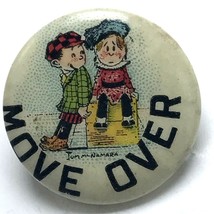 1910 Tom McNamera Move Over Hassan Cigarettes Pinback Button 7/8&quot; - £14.01 GBP