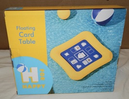 Floating Card Table With Waterproof Deck Of Cards H For Happy NIB 266W - $11.99