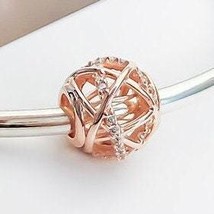 2015 Autumn Release Rose Gold Galaxy with Clear CZ Charm  - £12.22 GBP