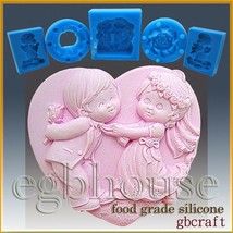 Silicone Soap/sugar craft/fondant/chocolate/candy Mold – Wedding Flower Fun - £36.00 GBP