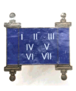 Ten Commandments Religious Pin Blue Scroll Bible Jewish Christian Faith ... - $17.68 CAD