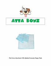 150ct 23x36 Atta Boyz Econo Quilted Xtra Absorb Puppy Training Piddle Pa... - £37.15 GBP