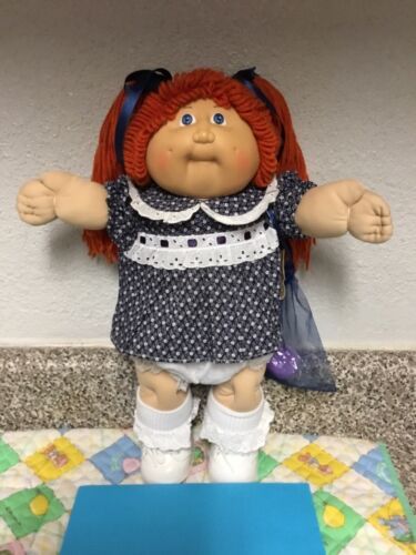 Primary image for Vintage Cabbage Patch Kid Red Hair Freckles First Edition Head Mold #2