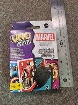Sealed New UNO Flip Card Game ~ Marvel Super Heroes or Villains NOB - $6.51
