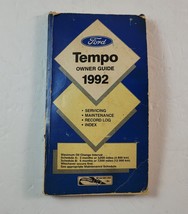 1992 Ford Tempo Owner Owner&#39;s Operator Guide Car Manual Vintage Original - $9.89