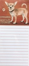 Chihuahua Dog Magnetic Note Memo Pad -BOLD, CONFIDENT, smallest dog with... - $6.38