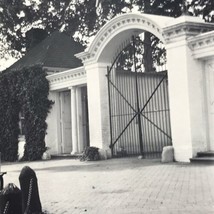 Original Photo BW Vintage Entrance to Mt Vernon Americana Photograph 30s 40s - £9.73 GBP