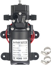 Verrich 12V Water Pump 70W 6A Self Priming Sprayer Pump 6 L/Min 0 Point 9 Mpa - £32.21 GBP