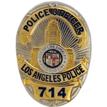 LAPD Los Angeles Police Department Police Officer 1.5 Inch Enamel Tie Tac Pin Ba - $10.50