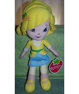 Strawberry Shortcake Lemon Meringue 13.5&quot;H Cloth Doll New - $13.88