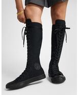 Converse Chuck Taylor All Star XXHi Shoes Black Knee High 7.5 NEW - €72,86 EUR