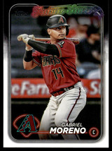 2024 Topps Series 1 Gabriel Moreno Arizona Diamondbacks #268 Future Stars - £1.77 GBP