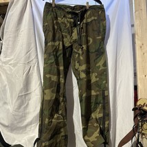 Military COLD/WET Weather Trouser Woodland Bdu GORE-TEX Pants MEDIUM/REGULAR - £23.36 GBP