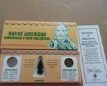 Authentic Native American Arrowhead and Coin Collection Nickel &amp; Penny - $349.22 MXN