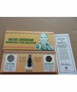 Authentic Native American Arrowhead and Coin Collection Nickel &amp; Penny - $349.22 MXN