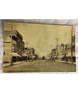 Vintage postcard Washington ave Detroit Minn Street scene 1900 horses la... - $1,133.58 MXN