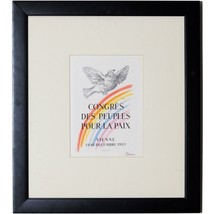 Congress of the People&#39;s of Peace by Pablo Picasso 1952 Vienna Poster Si... - $1,980.00