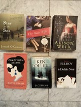 6 books Crazy Rich Asians, Jackdaws, Le Dahlia Noir, The Paris Wife &amp; 2 more - £7.90 GBP