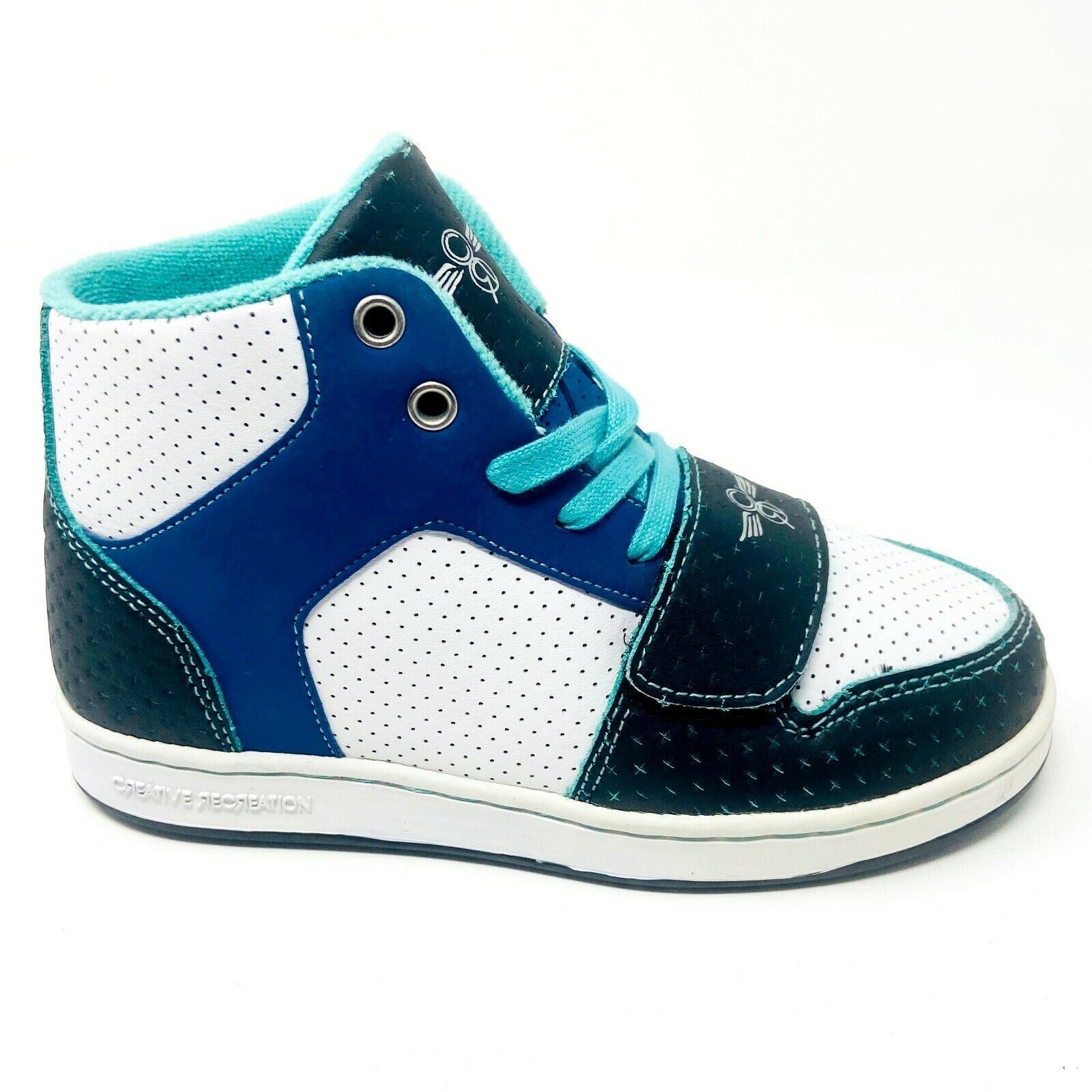 Creative Recreation Cesario Blue Black Aqua Youth Kids Sneakers