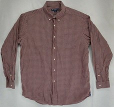 Vintage Cremieux Classic Men&#39;s Multicolor Long Sleeve Button-Up Shirt Si... - $10.44