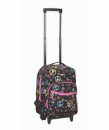 17&quot; Rolling Backpack Polyester - Peace New - $920.51 MXN