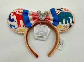 Disney Parks WDW Animal Kingdom Tree Of Life Minnie Mickey Ears Headband... - $49.49