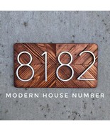 LARGE House Number Modern Home Numbers Door Building Outdoor Sign 127mm/5&quot; - £9.36 GBP
