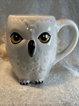 Hedwig Owl Coffee Mug Hogwarts Harry Potter 3D White Ceramic 12 Oz EUC *see Pics - £11.66 GBP