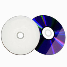 50 16X Blank DVD-R White Inkjet HUB Printable Disc FREE PRIORITY MAIL SH... - $33.99