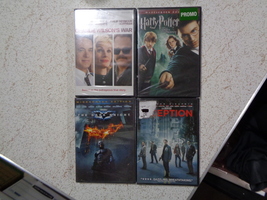 Lot of 4 sealed DVD Movies, includes Inception, The Dark Knight. - £14.11 GBP