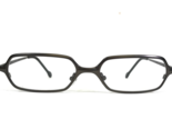Vintage la Eyeworks Eyeglasses Frames BUZZ 573 Matte Gunmetal Hexagon 48... - $65.29