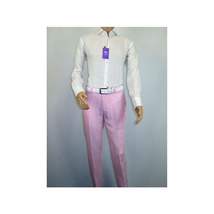 Mens Premium 100% Linen Cocktail Suit by INSERCH Breathable and cool SU880 Pink image 8
