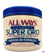 All Ways Natural Super Gro Conditioning Hair Dress Maximum Formula AllWays 5.5oz - $49.48
